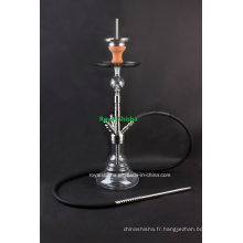 Gros narguilé en acier inoxydable narguilé Wasserpfeife Shisha